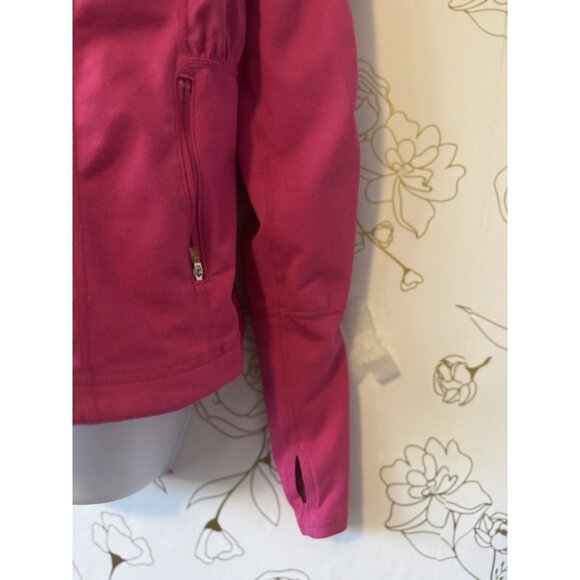 Zella Jacket Sweater Size Large Bright Pink Long Sleeve Full Zip Up Running 057 - Picture 2 of 7